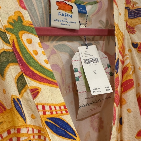 NWT Farm Rio Wrap Midi Dress - Picture 10 of 10